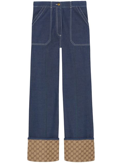 gucci meisje 13 jeans|farfetch gucci jeans women.